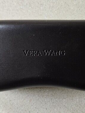 Vera Wang Black Leather Sunglasses Case